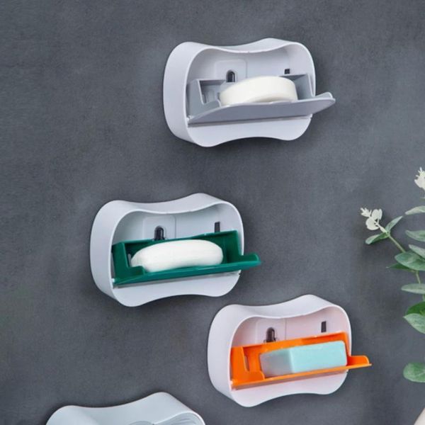 soap dishes creative wall mounted box with lid dish draining rack holder kitchen and bathroom supplies portable
soap dishes creative wall mounted box with lid dish draining rack holder kitchen and bathroom supplies portable