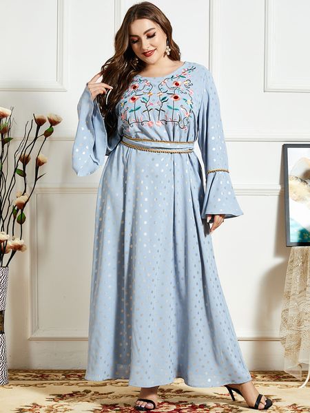 turkey dubai women muslim dress flare sleeve embroidery moroccan kaftan maxi vestidos islamic eid mubarak abaya djellaba robe, Red
turkey dubai women muslim dress flare sleeve embroidery moroccan kaftan maxi vestidos islamic eid mubarak abaya djellaba robe, Red