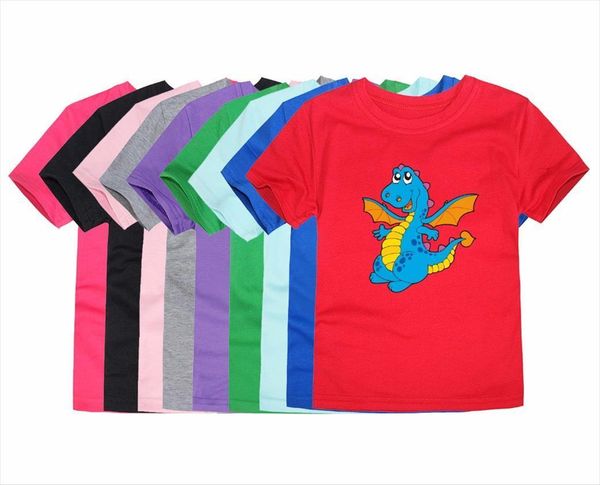 12 colors fashion boys dragon t shirts children summer cotton baby tees kids clothing for 1 14yrs, Blue
12 colors fashion boys dragon t shirts children summer cotton baby tees kids clothing for 1 14yrs, Blue