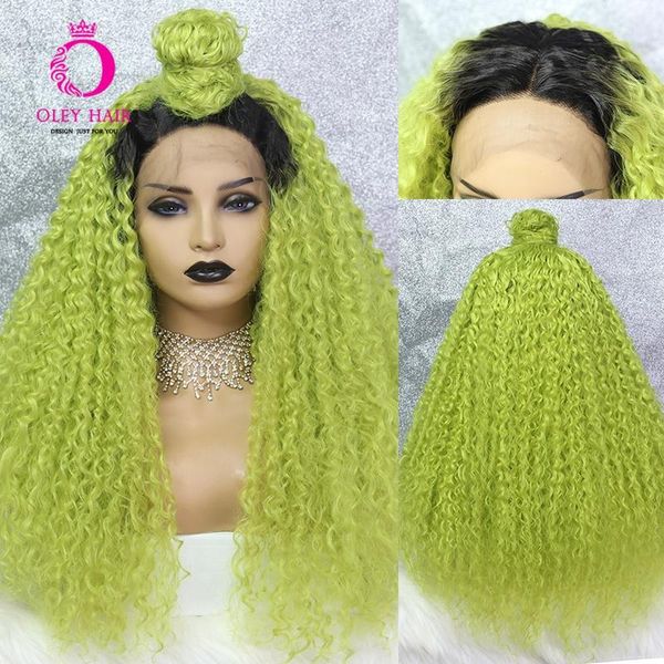 synthetic wigs kinky curly green ombre wig lace front with black roots 20-24 inch heat resistant cosplay for women
synthetic wigs kinky curly green ombre wig lace front with black roots 20-24 inch heat resistant cosplay for women