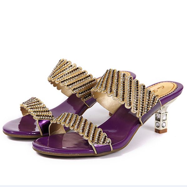 Fashion High Heeled Slippers For Women Sexy Crystal Rhinestones Sweet Sandals Gold Blakc High Heel Slides Summer Shoes D0045, Women sandals
Fashion High Heeled Slippers For Women Sexy Crystal Rhinestones Sweet Sandals Gold Blakc High Heel Slides Summer Shoes D0045, Women sandals