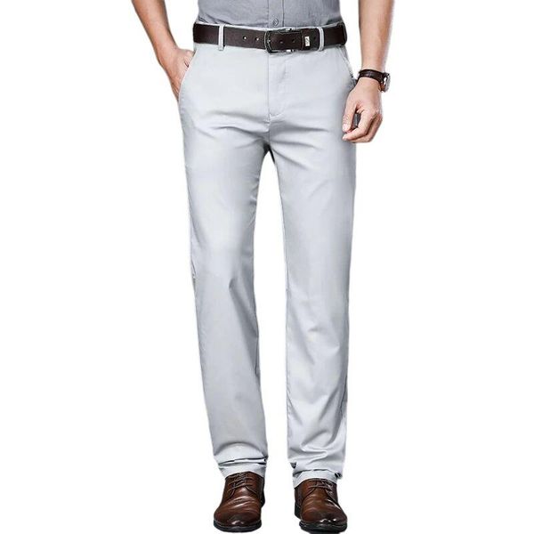 men's pants 2021 spring/summer luxury bamboo fiber lightweight casual business gentlemen fitted straight, Black
men's pants 2021 spring/summer luxury bamboo fiber lightweight casual business gentlemen fitted straight, Black