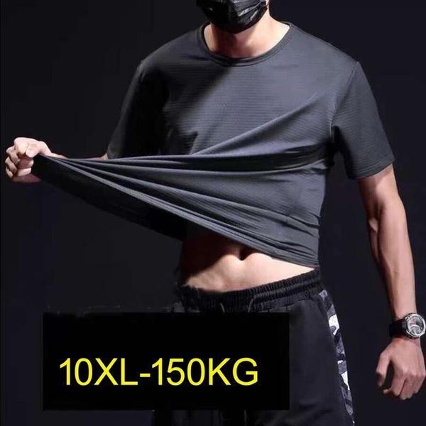 men's t-shirts summer men hole breathable short sleeve tshirt thin quick dry plus size 9xl 10xl 150kg elasticity sports tees out door, White;black
men's t-shirts summer men hole breathable short sleeve tshirt thin quick dry plus size 9xl 10xl 150kg elasticity sports tees out door, White;black