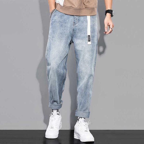 men's jeans korean style fashion men retro light blue loose fit casual denim harem pants streetwear wide leg trousers
men's jeans korean style fashion men retro light blue loose fit casual denim harem pants streetwear wide leg trousers