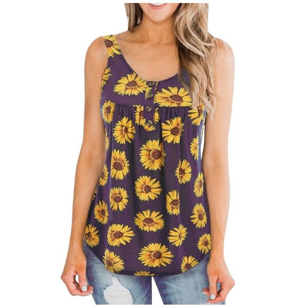 women's tanks & camis jaycosin fashion women sunflower print color block tank button t-shirt stylish comfortable vest shirt camisol, White
women's tanks & camis jaycosin fashion women sunflower print color block tank button t-shirt stylish comfortable vest shirt camisol, White