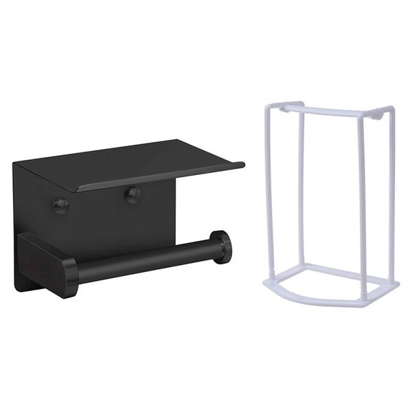 toilet paper holders 1 pcs clothes hanger stacker holder storage organizer rack(white) & set with phone shelf black
toilet paper holders 1 pcs clothes hanger stacker holder storage organizer rack(white) & set with phone shelf black