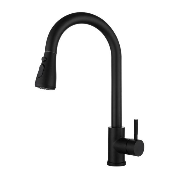 bathroom sink faucets kitchen faucet brushed nickel single hole pull out spout mixer tap stream sprayer head chrome/black
bathroom sink faucets kitchen faucet brushed nickel single hole pull out spout mixer tap stream sprayer head chrome/black