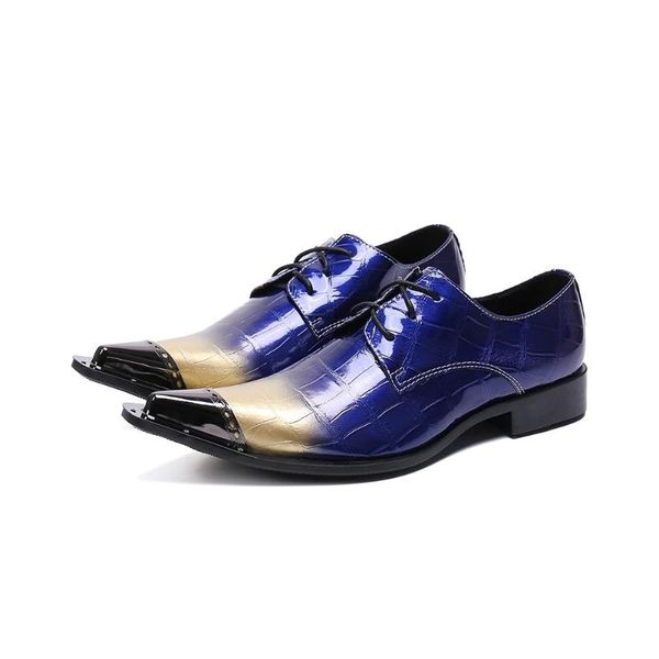 italian oxford blue patent leather metal shoes man high heels pointed toe dress wedding loafers size 13, Black
italian oxford blue patent leather metal shoes man high heels pointed toe dress wedding loafers size 13, Black