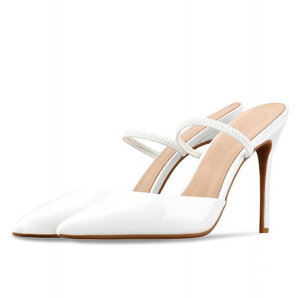 thin heels slipper sandals women pumps 2021 high heel party shoes pointed toe ladies j0025 dress, Black
thin heels slipper sandals women pumps 2021 high heel party shoes pointed toe ladies j0025 dress, Black