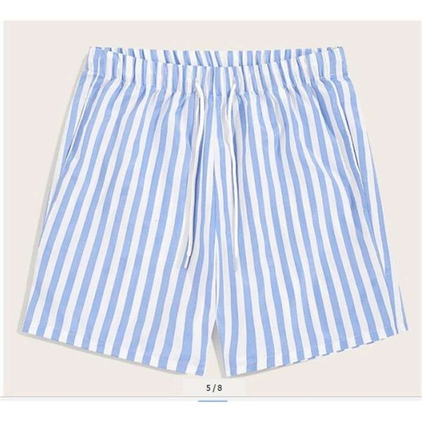 men's shorts men's drawstring elastic striped shorts in spring and summer, White;black
men's shorts men's drawstring elastic striped shorts in spring and summer, White;black