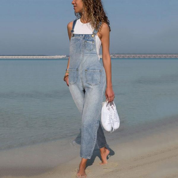 women's jumpsuits & rompers summer denim women jumpsuit overalls fashion blue ladies pip pants bodysuit playsuit pocket casual female r, Black;white
women's jumpsuits & rompers summer denim women jumpsuit overalls fashion blue ladies pip pants bodysuit playsuit pocket casual female r, Black;white
