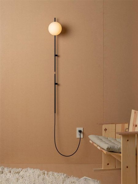 wall lamps nordic vintage lamp with plug modern black long rod bedside mirror light stair lights sconce fixture
wall lamps nordic vintage lamp with plug modern black long rod bedside mirror light stair lights sconce fixture