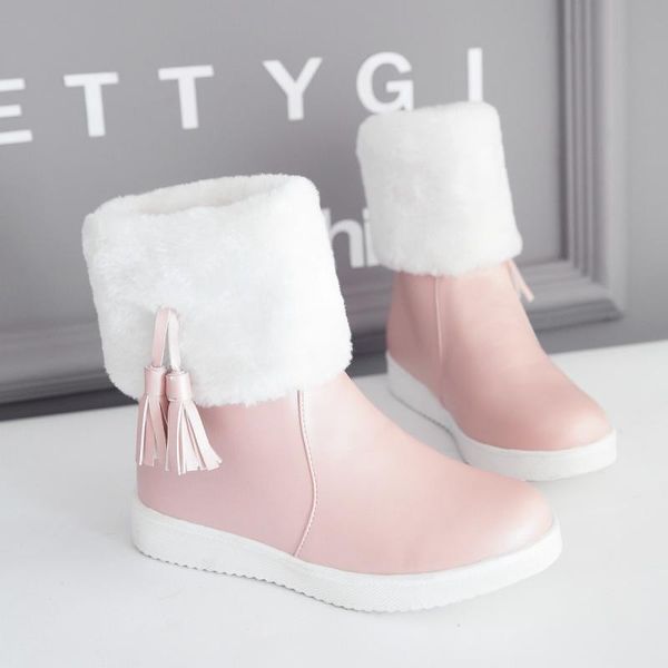 boots 2021 fur women winter ladies snow warm cotton shoes ankle botas mujer size 31-40 zapatos, Black
boots 2021 fur women winter ladies snow warm cotton shoes ankle botas mujer size 31-40 zapatos, Black