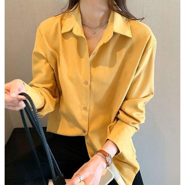 women's blouses & shirts spring autumn women white loose female crop bf korean vintage elegant blusas femme black yellow purple
women's blouses & shirts spring autumn women white loose female crop bf korean vintage elegant blusas femme black yellow purple