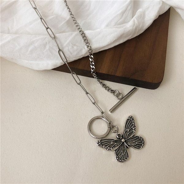 vintage jewelry charm butterfly choker necklace for women clavicle chain fashion hip hop collar party gift chokers, Golden;silver
vintage jewelry charm butterfly choker necklace for women clavicle chain fashion hip hop collar party gift chokers, Golden;silver