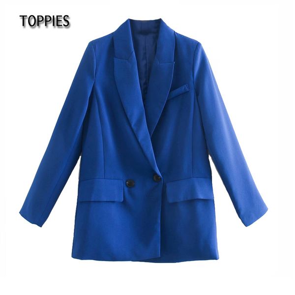 ies woman blazer jacket double breated long blazer ladies suit jacket female solid color loose coat 210412, White;black
ies woman blazer jacket double breated long blazer ladies suit jacket female solid color loose coat 210412, White;black