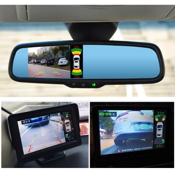 car rear view cameras& parking sensors aftermarket kit with video visible display screen work for 2 channel 8 sensor system
car rear view cameras& parking sensors aftermarket kit with video visible display screen work for 2 channel 8 sensor system
