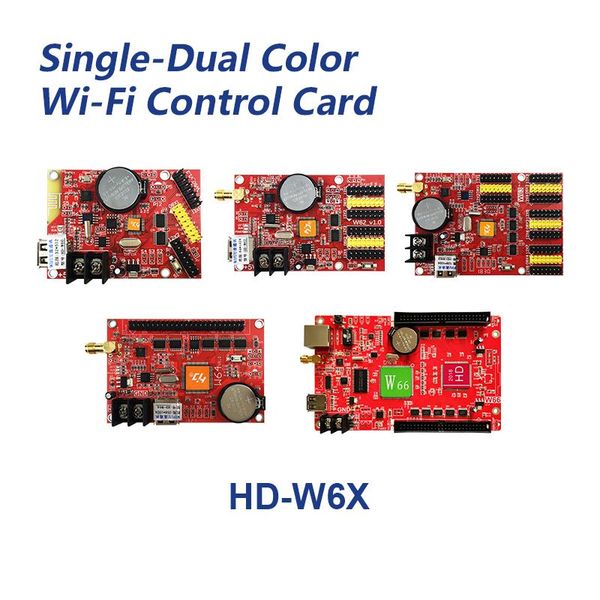hd-w6x single-dual color wi-fi control card cards are available for door toutiao screen, store small signboard led modules
hd-w6x single-dual color wi-fi control card cards are available for door toutiao screen, store small signboard led modules