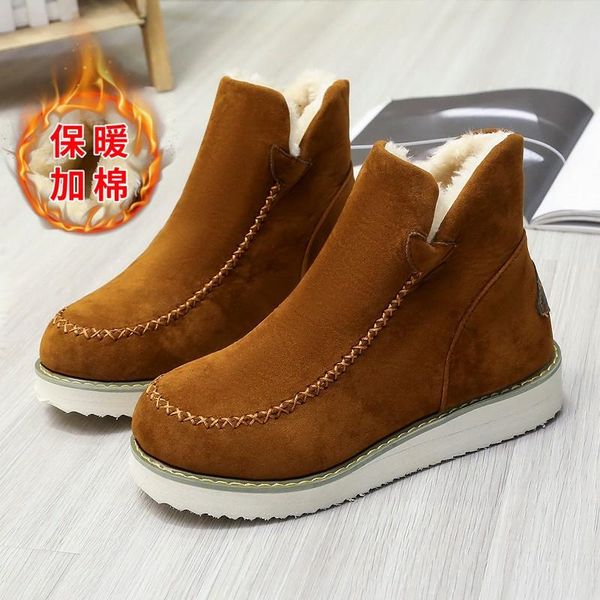 boots anti-ski winter women's snow round toe ankle warm plush black brown flats shoes female slip-on plus size 43
boots anti-ski winter women's snow round toe ankle warm plush black brown flats shoes female slip-on plus size 43