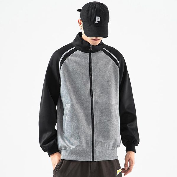 men's jackets spliced jacket men 2021spring loose outerwear fashion casual all-match zipper coat sportswear male clothing plus size 5xl, Black;brown
men's jackets spliced jacket men 2021spring loose outerwear fashion casual all-match zipper coat sportswear male clothing plus size 5xl, Black;brown
