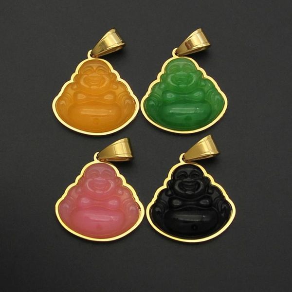 fashion ins resin maitreya pendant necklace for women gold chain stainless steel buddha jewelry drop chains, Silver
fashion ins resin maitreya pendant necklace for women gold chain stainless steel buddha jewelry drop chains, Silver