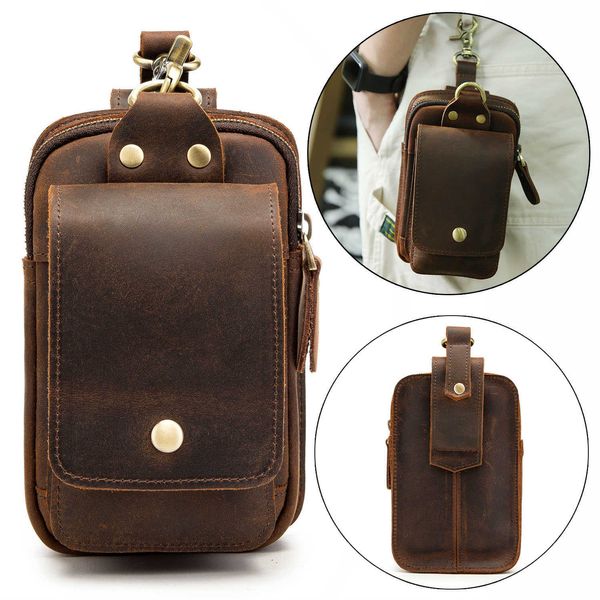 simple genuine leather waist bag men crazy horse cowhide cash slot mobile phone pouch pack retro wallet belt loop hoop 210719
simple genuine leather waist bag men crazy horse cowhide cash slot mobile phone pouch pack retro wallet belt loop hoop 210719