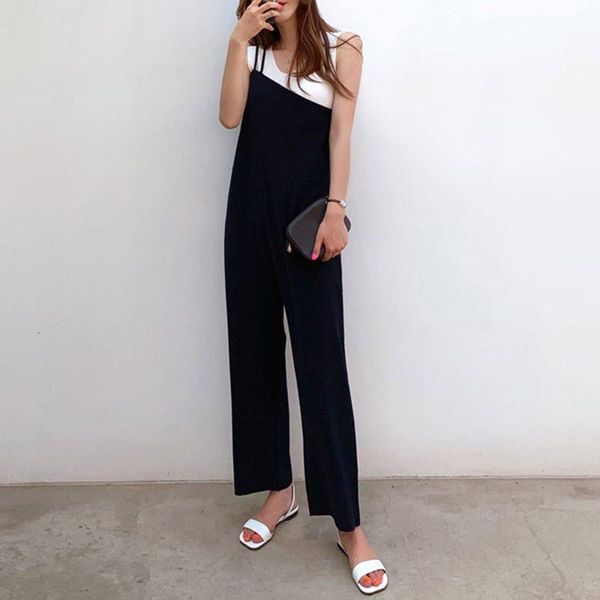 women's jumpsuits & rompers office ladies korean japan style black women plus size loose casual wide legs backless female elegant, Black;white
women's jumpsuits & rompers office ladies korean japan style black women plus size loose casual wide legs backless female elegant, Black;white