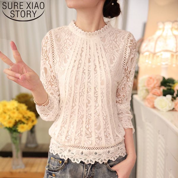 fashion spring ladies white women long sleeve chiffon shirt blouse lace solid elegant casual clothing 51c 210508
fashion spring ladies white women long sleeve chiffon shirt blouse lace solid elegant casual clothing 51c 210508