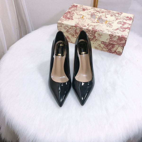 dress shoes high-end atmospheric high-heeled solid leather fine-heeled pointed fashion single 1 d50h, Black
dress shoes high-end atmospheric high-heeled solid leather fine-heeled pointed fashion single 1 d50h, Black
