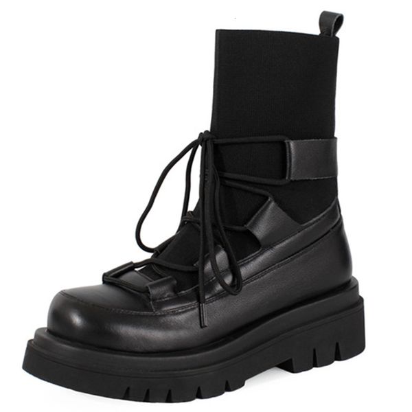 asumer of genuine leather -strain knitting women comfortable boots women's shoes, Black
asumer of genuine leather -strain knitting women comfortable boots women's shoes, Black