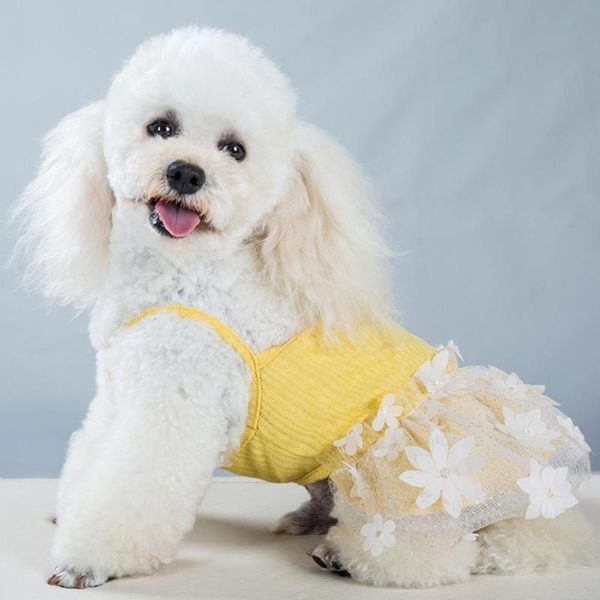 cat costumes pet suspender skirt sleeveless skin-friendly cotton adorable dog dress for daily life