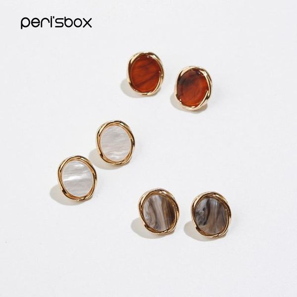 peri'sbox fashion lucite acetate button stud earrings gold coin small studs modern minimalist brinco wholesale, Golden;silver
peri'sbox fashion lucite acetate button stud earrings gold coin small studs modern minimalist brinco wholesale, Golden;silver