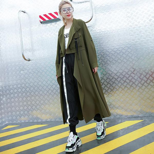 women's trench coats spring autumn plus size coat women thin asymmetrical cardigan clothing turn-down collar full sleeve pocket casual, Tan;black
women's trench coats spring autumn plus size coat women thin asymmetrical cardigan clothing turn-down collar full sleeve pocket casual, Tan;black