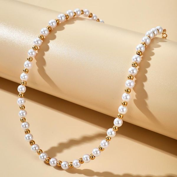 pendant necklaces luxury pearl stone chain choker necklace for women gold color bead handmade adjustable jewelry gift collar 14589, Silver
pendant necklaces luxury pearl stone chain choker necklace for women gold color bead handmade adjustable jewelry gift collar 14589, Silver