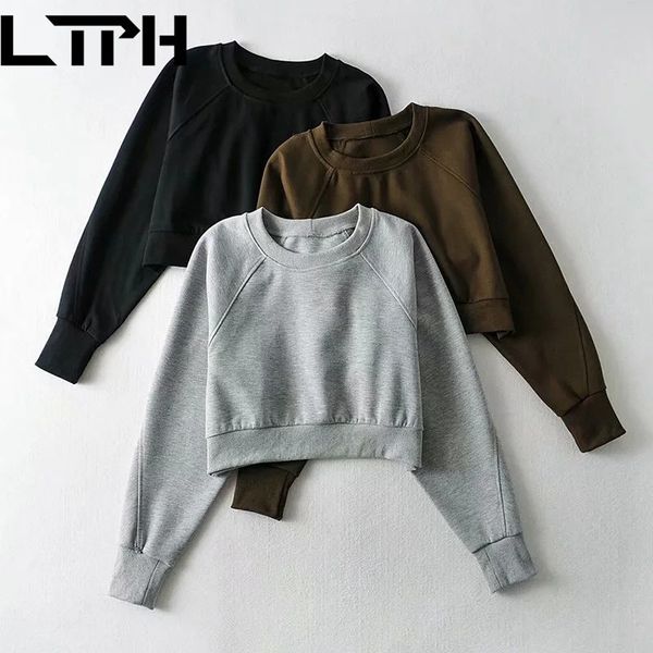 simple vintage solid sweatshirts pullover o-neck long sleeve short loose all-match sweatshirt women spring autumn 210427, Black
simple vintage solid sweatshirts pullover o-neck long sleeve short loose all-match sweatshirt women spring autumn 210427, Black