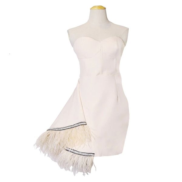 runway dresses europe and the united states latest fashion stitching feather tube asymmetric evening dress db3i, Black
runway dresses europe and the united states latest fashion stitching feather tube asymmetric evening dress db3i, Black