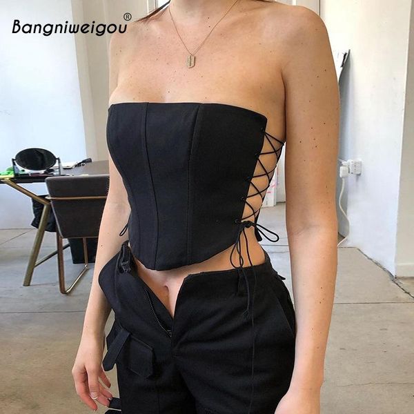 women's t-shirt bangniweigou side lace up corset t shirt summer off shoulder bandeau for women bodycon tshirts black purple, White
women's t-shirt bangniweigou side lace up corset t shirt summer off shoulder bandeau for women bodycon tshirts black purple, White