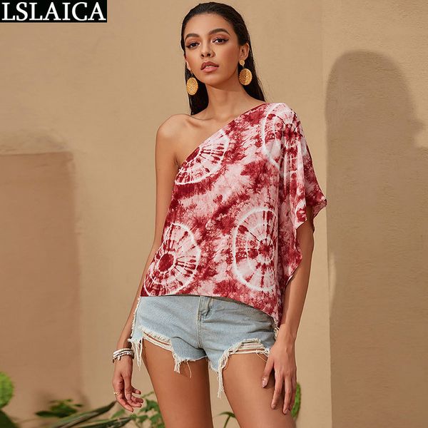 summer t shirts tie-dye print v-neck half sleeve off shoulder women bohemian holidays party tshirt camiseta mujer 210520, White
summer t shirts tie-dye print v-neck half sleeve off shoulder women bohemian holidays party tshirt camiseta mujer 210520, White