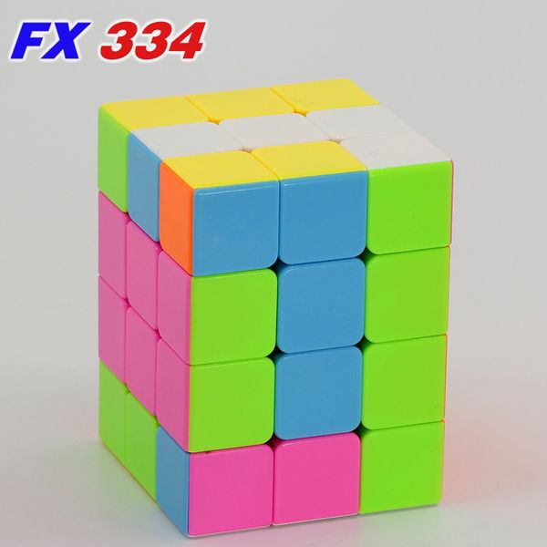 

Magic Cube FanXin Puzzle 3x3x4 Cube 334 Stickerless Educational Speed 3*3*4 Twist Wisdom Puzzle Game 433 4x3x3 Magical Cubo Toy