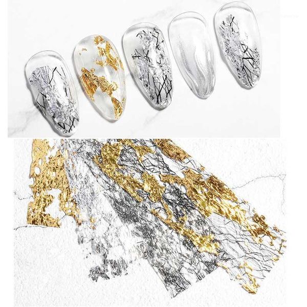 2pcs nail art aluminum foil paper mesh hollow irregular sticker gold silver fragment 3d decoration 4x50cm1, Silver;gold
2pcs nail art aluminum foil paper mesh hollow irregular sticker gold silver fragment 3d decoration 4x50cm1, Silver;gold