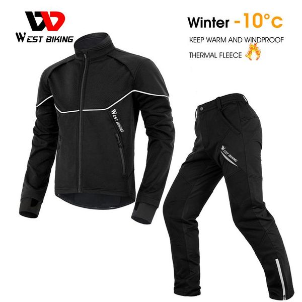 racing sets west biking winter cycling suit thermal windproof bike jersey men women running ski snowboard jacket coat pants sportswear, Black;blue
racing sets west biking winter cycling suit thermal windproof bike jersey men women running ski snowboard jacket coat pants sportswear, Black;blue