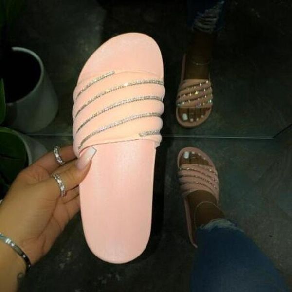 pink beading slipper 2021 summer women casual flat sandals bright diamond beach slippers ladies home candy color flip flop, Black
pink beading slipper 2021 summer women casual flat sandals bright diamond beach slippers ladies home candy color flip flop, Black