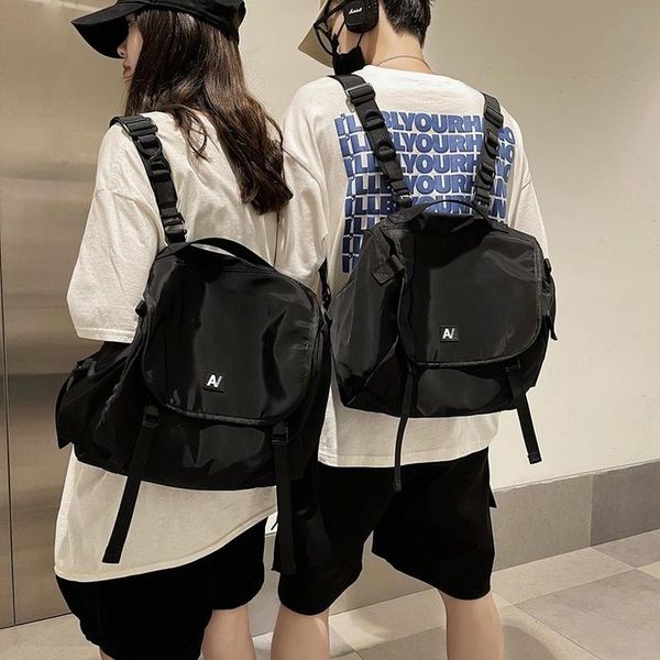 backpack 2021 all black mutifunction nylon bagpack for man women waterproof travel crossbody bag students lapbook
backpack 2021 all black mutifunction nylon bagpack for man women waterproof travel crossbody bag students lapbook