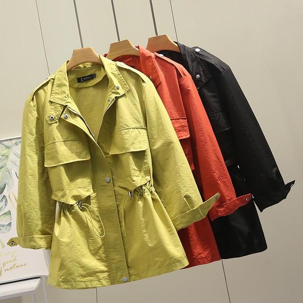 women's trench coats plus size korean coat womens 2021 spring autumn casual windbreaker female black red outerwear 4xl, Tan;black
women's trench coats plus size korean coat womens 2021 spring autumn casual windbreaker female black red outerwear 4xl, Tan;black