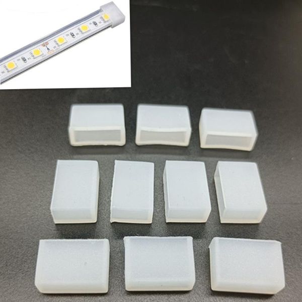 strips 100pairs/lot 12mm silicone end cap for 10mm 5630 ip67 ip68 led tube strip with 2 pin hole
strips 100pairs/lot 12mm silicone end cap for 10mm 5630 ip67 ip68 led tube strip with 2 pin hole