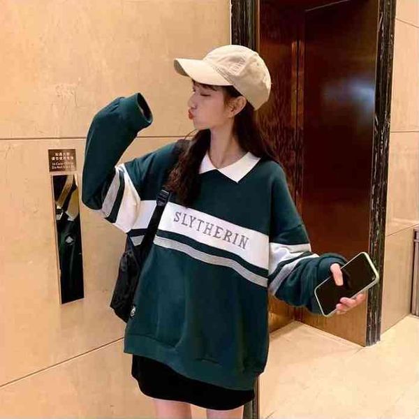 women sweatshirt with collar harajuku polo men pullover school uniforms girl long sleeve hoodies female, Black
women sweatshirt with collar harajuku polo men pullover school uniforms girl long sleeve hoodies female, Black