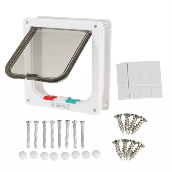 cat carriers,crates & houses intelligent flap door with 4 way security lock for dog cats kitten pet gate kit plastic doors
cat carriers,crates & houses intelligent flap door with 4 way security lock for dog cats kitten pet gate kit plastic doors