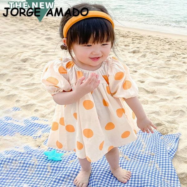 summer kids girls dress pink orange polka dot short puff sleeves back bow princess dresses children clothes e5011 girl's, Red;yellow
summer kids girls dress pink orange polka dot short puff sleeves back bow princess dresses children clothes e5011 girl's, Red;yellow