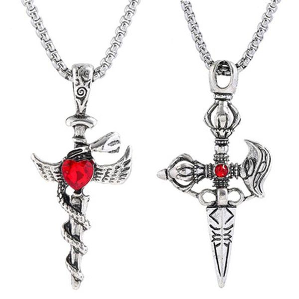 pendant necklaces korean version of men's simple alloy cross necklace retro hundred matching accessories, Silver
pendant necklaces korean version of men's simple alloy cross necklace retro hundred matching accessories, Silver