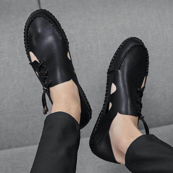 sandals 2021 summer fashion breathable leather casual shoes comfortable hollow non-slip flat oversized men's, Black
sandals 2021 summer fashion breathable leather casual shoes comfortable hollow non-slip flat oversized men's, Black